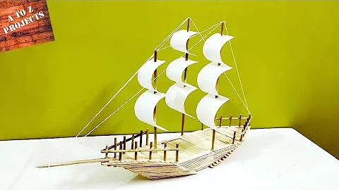 #3ONTrendingPROJECT                                     How to make a Boat ll With ice-cream sticks