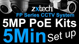 Easily Setup Zxtech Poe Ip Kits Within 5 Minutes - Fp Series