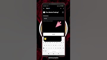 Pre-Market Trading, Blum Video Code