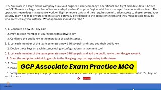 GCP | Google Cloud Associate Engineer Exam Practice Test Question Dump with Explanation | Module 5