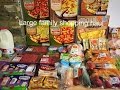 Large family shopping / grocery haul