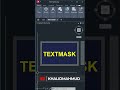 Text mask command using autocad in hindi architecture  autocad