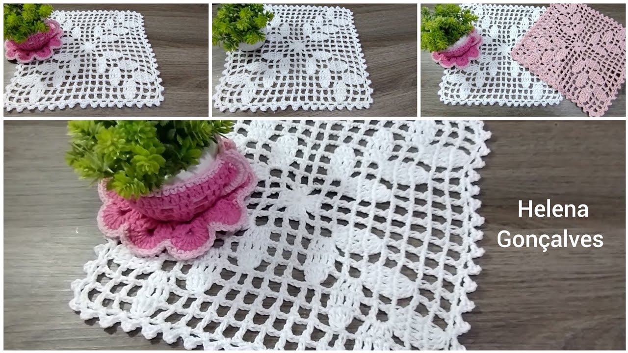 toalhinha de crochê para decoração #semprecirculo