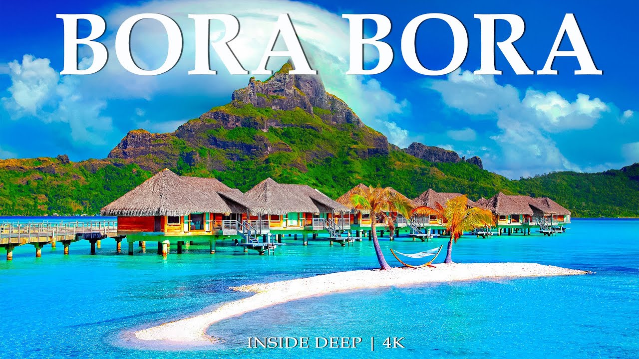 Bora Bora 4K - Explore Stunning Overwater Villas and Crystal Lagoons With Deep House Chill  #2