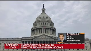 Moody's Cuts US Credit Outlook to Negative