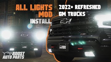Fog Lights on with High Beams (All Lights Mod) - 2022+ Refreshed Chevy Silverado / GMC Sierra