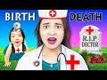 From birth to death of  zoey the best doctor  funny crazy hospital situations by crafty hacks plus