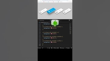 🧊 3D CSS Social Tiles with Hover Animation | #webdevelopment #coding #animation  #shorts