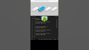 🧊 3D CSS Social Tiles with Hover Animation | #webdevelopment #coding #animation  #shorts