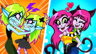 I Hate My Sister👿 I Love My Sister❤ || Relatable Siblings Fight by Teen-Z House