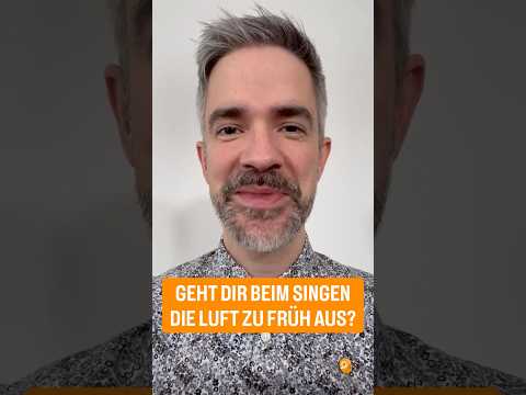 Geht dir beim Singen die Luft zu früh aus?