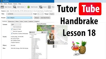 Handbrake - Les 18 - Audiocodec wijzigen AAC, AC3, MP3, enz.
