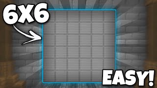 EASY 6x6 Piston Door In Minecraft Bedrock 1.17!!! (PS4, PS5, Xbox, Windows 10, MCPE, Switch)