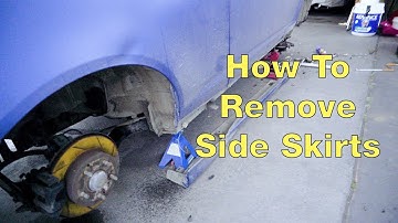 How to remove Honda DC5/RSX Side skirts!