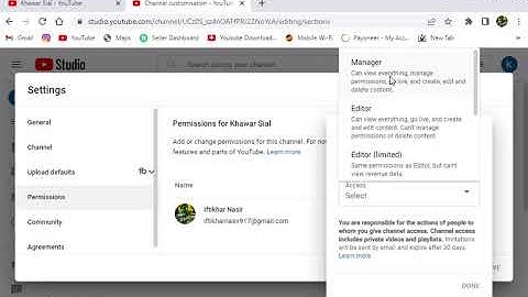 How to Give YouTube Channel Access as an Editor/Manager | 100% Working Method