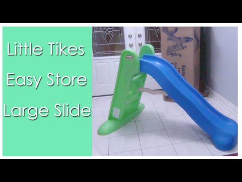 little tikes easy store large slide pink