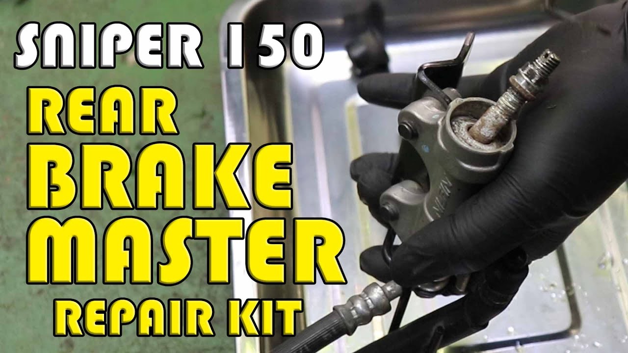 How to Install Rear Brake Master Repair Kit Sniper 150 Daboys TV