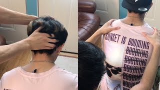 Most Amateur Back Massage and Head Scratch You'll Ever Watch | YamASMR