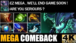 Crazy 6 Minute Meteor Hammer Outworld Destroyer 24 Kills Deleted All Epic Mega Comeback 7.30 Dota 2