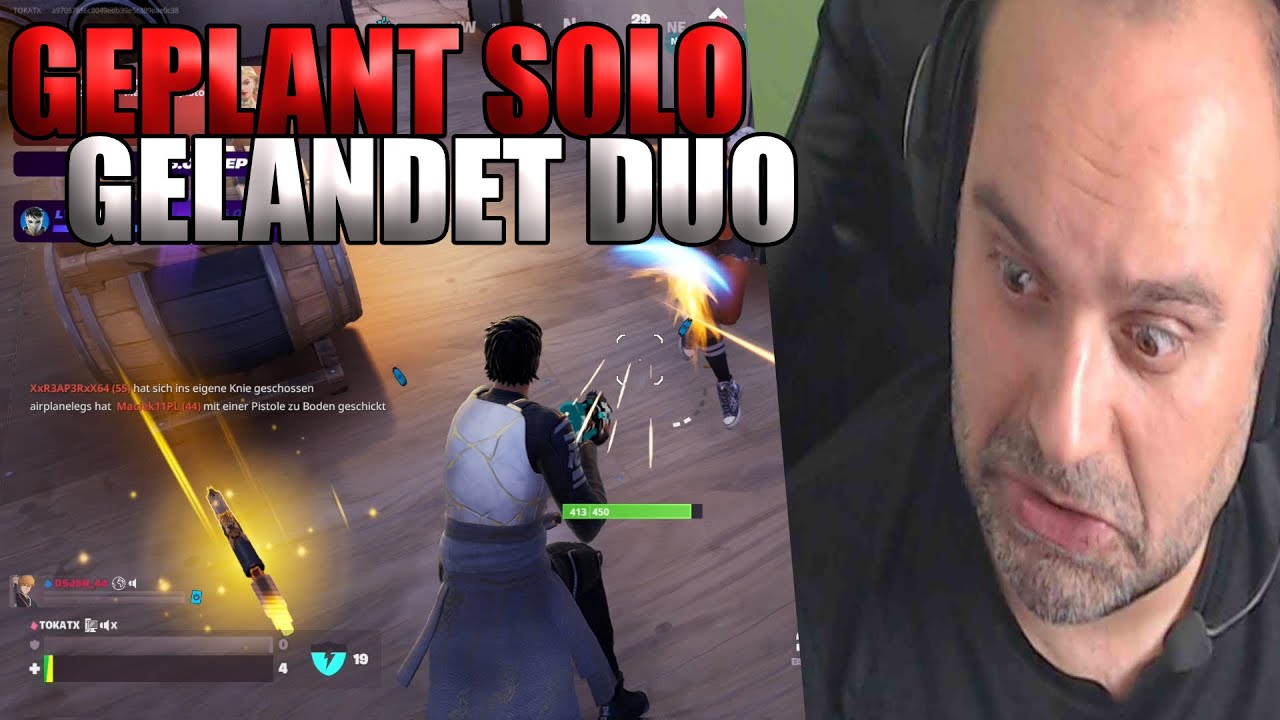 So war das NICHT geplant… statt Solo plötzlich Duo | Fortnite TokatX