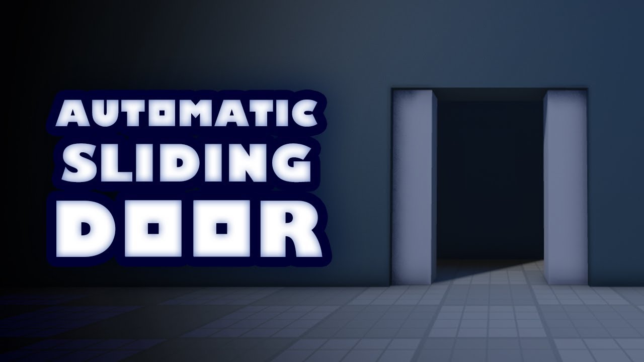 Roblox studio tutorial : How to make an automatic sliding door - YouTube