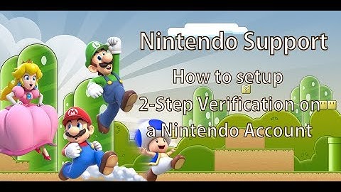 How to Setup 2-Step Verification on a Nintendo Account