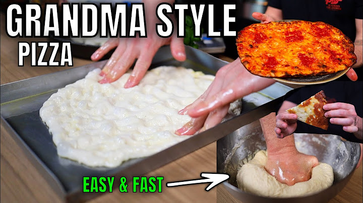 Most Easy Grandma Style Pizza Dough at Home 100% - No Equipments