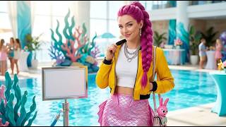 Rumi Must Sneak Into The Mermaid Party! Pinky Already Got In 🌊👑💫