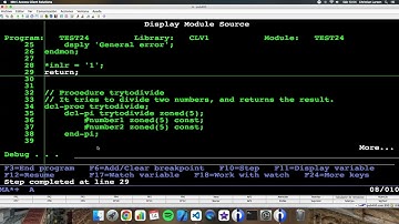 Coding in RPG (IBM i/AS400). New RPG opcodes in 7.5: SND-MSG and ON-EXCP