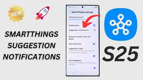 🔕Galaxy S25/S25+/Ultra: How to Turn On/Off SmartThings Suggestion Notifications