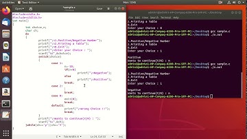 How to write Menu Driven C Program|Template