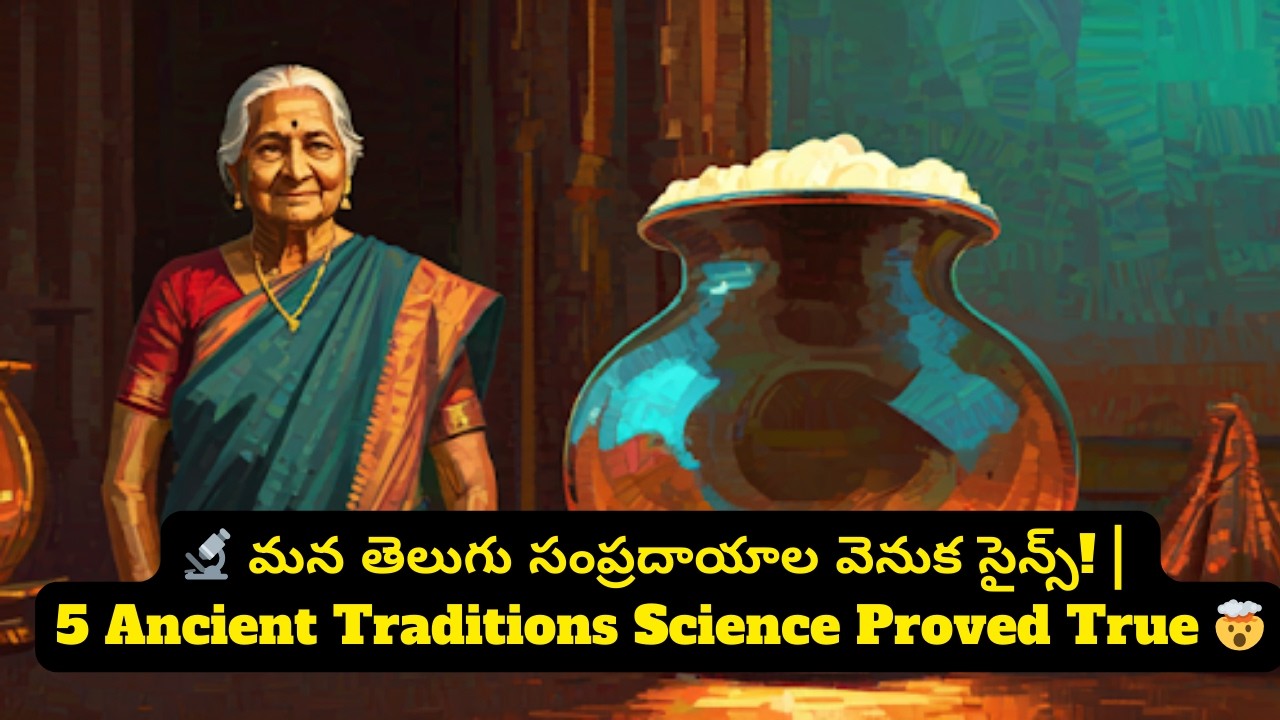 🔬 మన తెలుగు సంప్రదాయాల వెనుక సైన్స్! | 5 Ancient Traditions Science Proved True 🤯