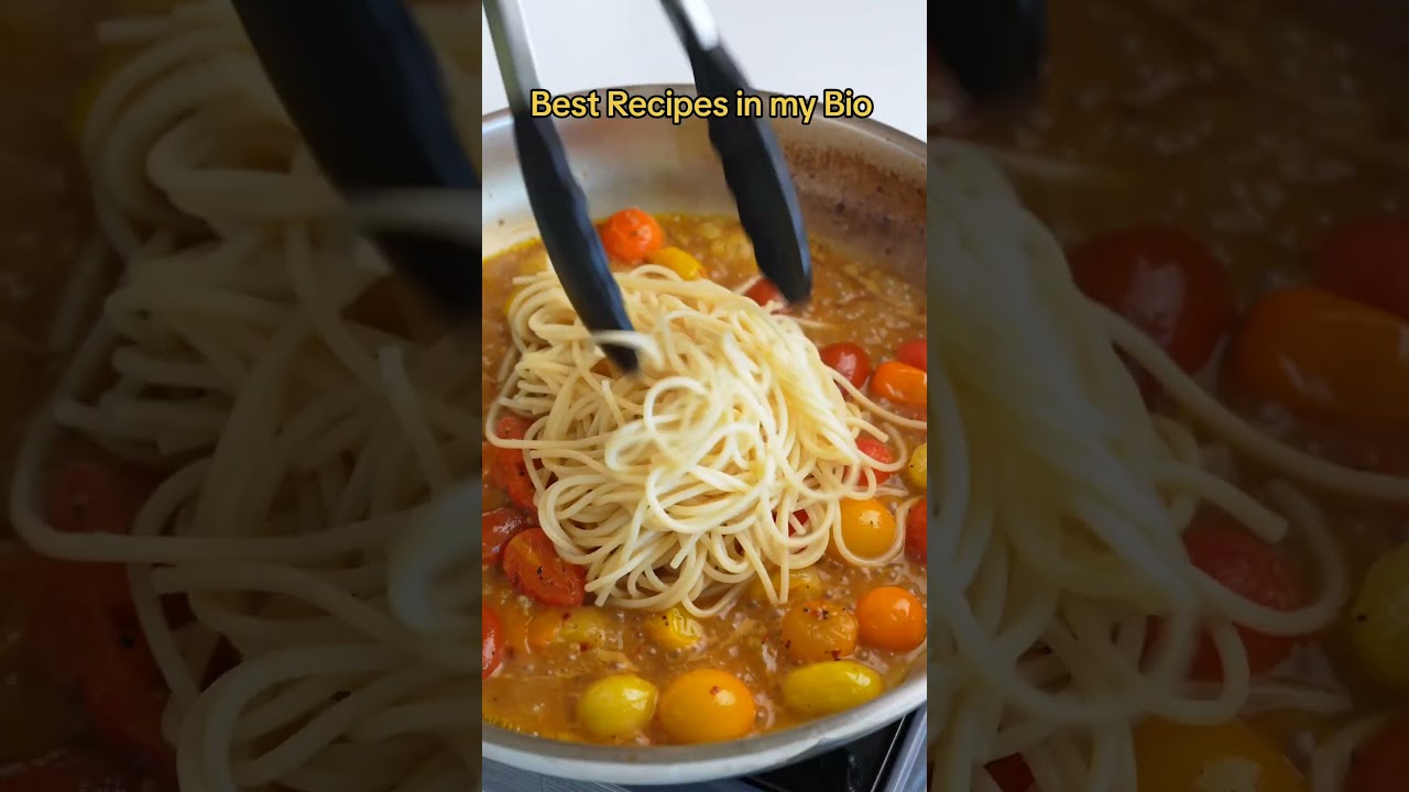 Lemon Spaghetti with Basil Parmesan 