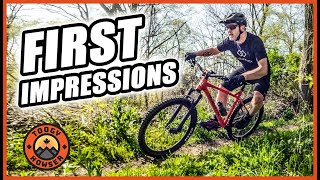 𝗙𝗜𝗥𝗦𝗧 𝗜𝗠𝗣𝗥𝗘𝗦𝗦𝗜𝗢𝗡𝗦 of my new 𝗠𝗔𝗥𝗜𝗡 𝗦𝗮𝗻 𝗤𝘂𝗲𝗻𝘁𝗶𝗻 𝟯 hardtail!