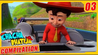 Chacha Bhatija | Animated Stories | New Compilation -03 | Hindi Stories | Wow Kidz Comedy