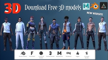 New website | Download free 3D models | Prisma 3D | Blender | Maya | #3dmodle || black youtuber