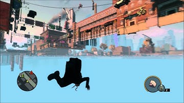 Saints Row 3 Game Glitch: Free Falling