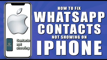 How to fix whatsapp contacts not showing on iphone (2024)