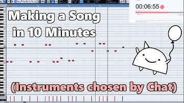 Attempting to Make a Video Game Song in 10 Minutes (With Instruments Chosen by Chat) || Shady Cicada