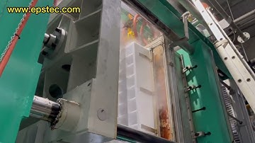 EPS shape molding machine producing expanded polystyrene waffle pods