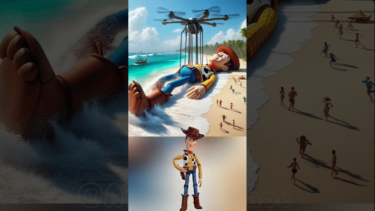 Scary Version Of Giant TOY STORY Characters 