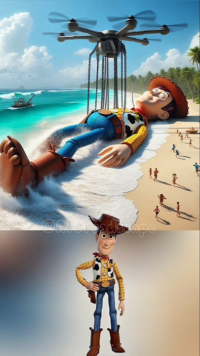 Scary Version Of Giant TOY STORY Characters #horror #creepy #shorts #toystory #viralvideo