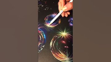 Tutorial: How to Draw a Realistic Bubble with Colored Pencils