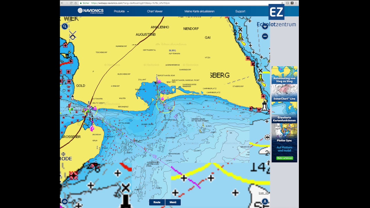 Navionics Chart Viewer