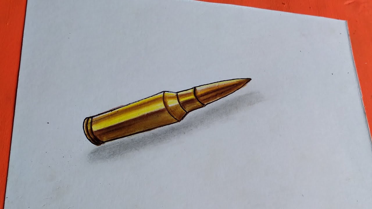 Bullet Pencil Drawing