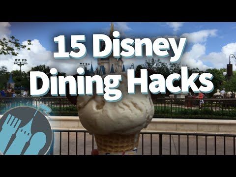 15 Fun and HELPFUL Disney World Dining Hacks! WATCH Before You Go!