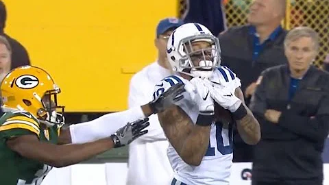 Donte Moncrief Gets Behind Defense For 39 Yard Catch || Week 9 Colts at Packers