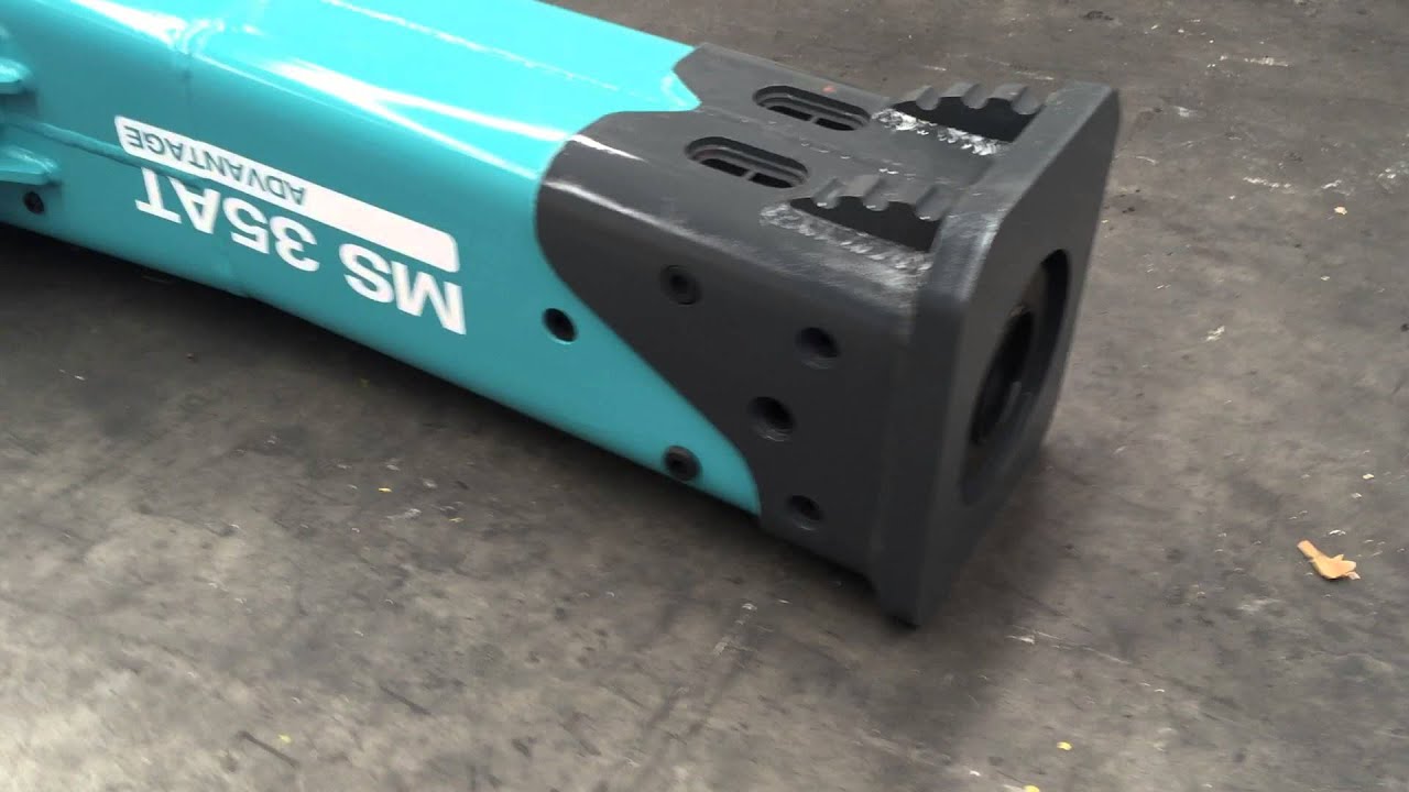 MSB MS35AT Hydraulic Hammer - YouTube