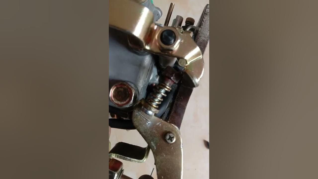 pemasangan vacum idle up AC di karbu kijang 5k dan tapak karbu nya