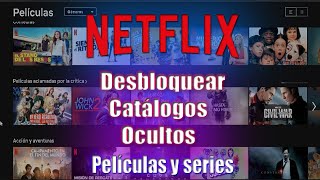 Desbloquea TODO Netflix Como Ver Las Categorías Ocultas en Netflix series y peliculas Codigos 2020